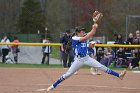 Softball vs Emerson  Wheaton College Softball vs Emerson College in game 2 of their doubleheader. - Photo by Keith Nordstrom : Wheaton, Softball